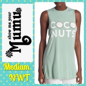 Show Me Your MuMu, Hi Lo Tank Top! Med. NWT